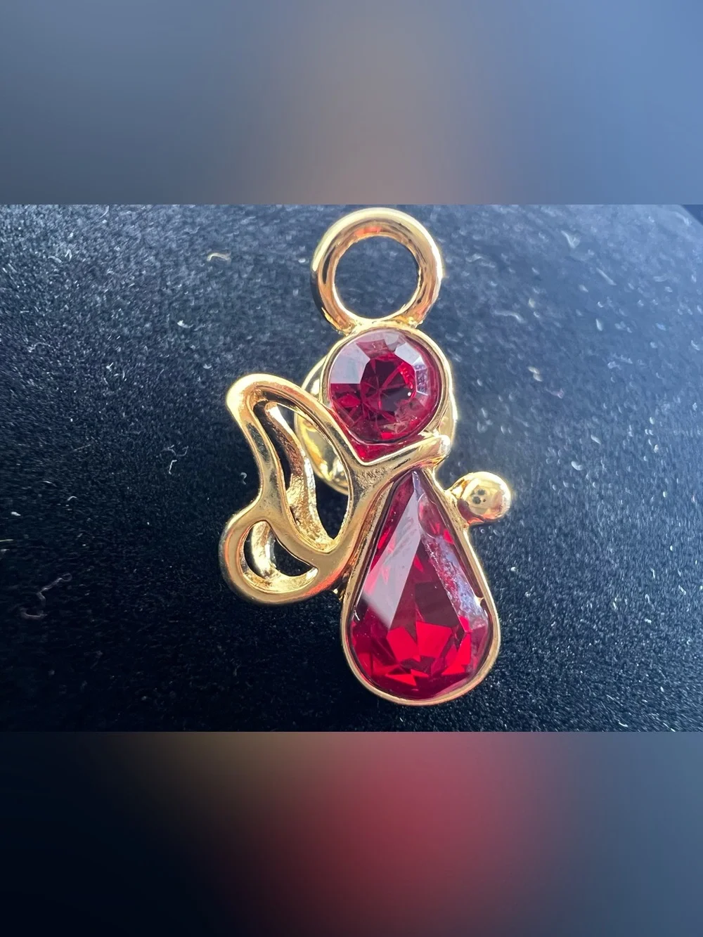 Brand New-Guardian Angel (January-Garnet) Pin